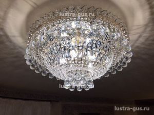 Люстра Водопад шар в Химках отзыв и фото покупателя