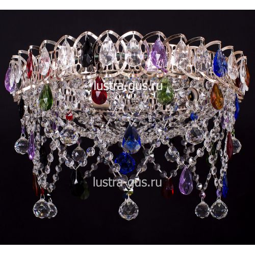 Люстра Паутинка разноцветная в Химках Гусь Хрустальный