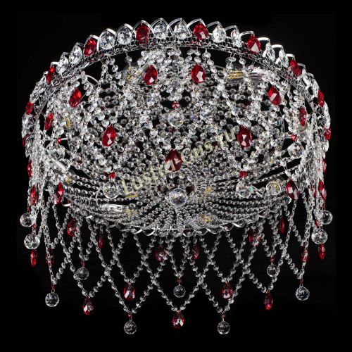 Люстра Паутинка красная в Химках Гусь Хрустальный