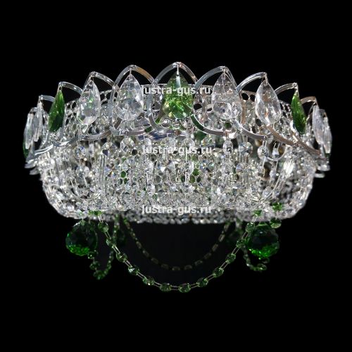 Люстра Кольцо Ожерелье Шар цветная в Химках Гусь Хрустальный