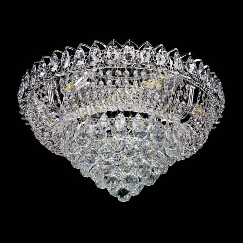 Люстра Пирамида Классика 500 мм шар 40 в Химках Гусь Хрустальный