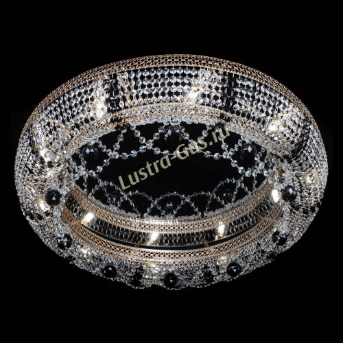 Люстра Снежинка Венеция №10 черная в Химках Гусь Хрустальный