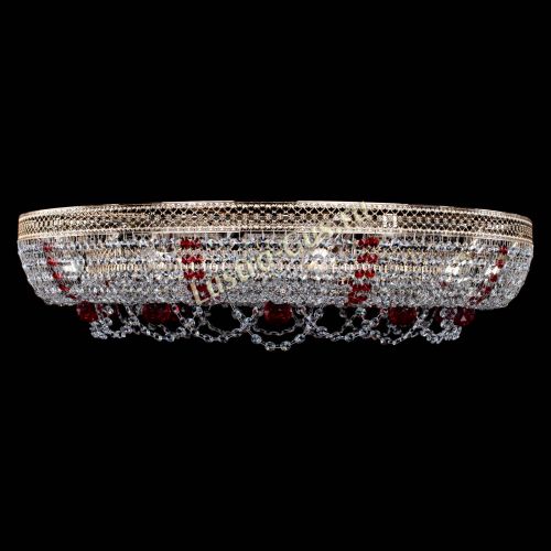 Люстра Снежинка Венеция №10 красная в Химках Гусь Хрустальный