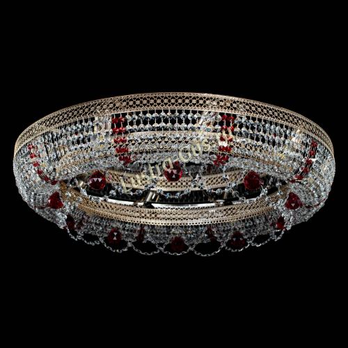Люстра Снежинка Венеция №10 красная в Химках Гусь Хрустальный