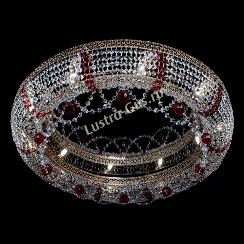 Люстра Снежинка Венеция №10 красная в Химках Гусь Хрустальный