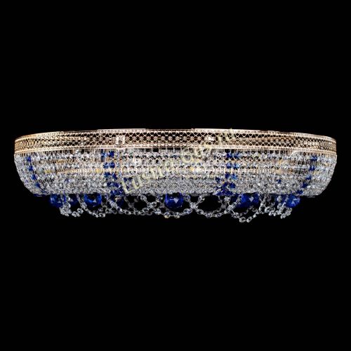 Люстра Снежинка Венеция №10 синяя в Химках Гусь Хрустальный