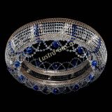 Люстра Снежинка Венеция №10 синяя в Химках