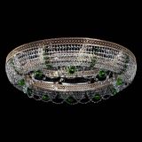 Люстра Снежинка Венеция №10 зеленая в Химках