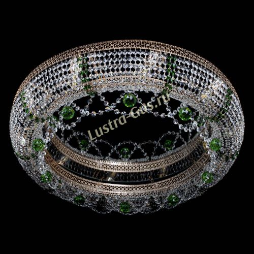 Люстра Снежинка Венеция №10 зеленая в Химках Гусь Хрустальный