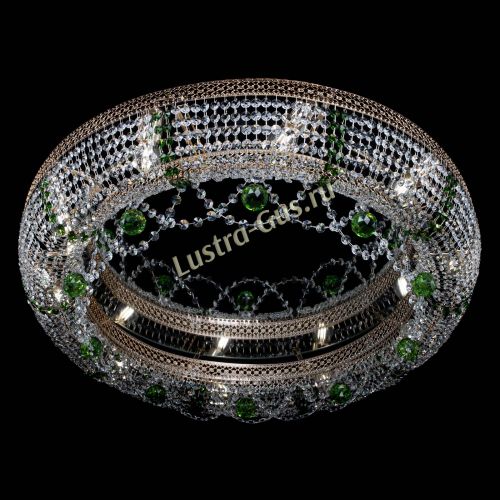 Люстра Снежинка Венеция №10 зеленая в Химках Гусь Хрустальный