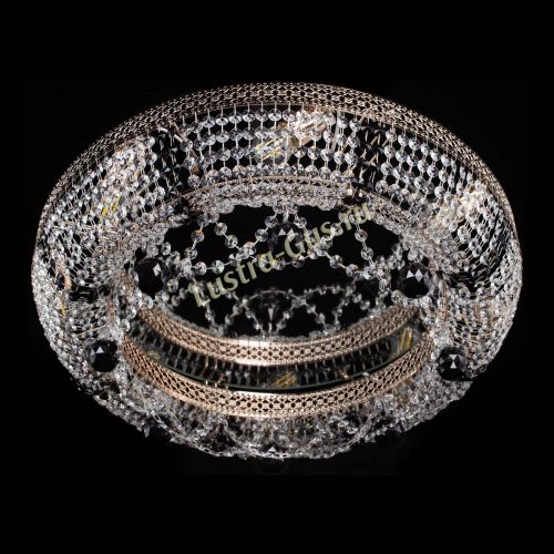 Люстра Снежинка Венеция №8 черная в Химках Гусь Хрустальный