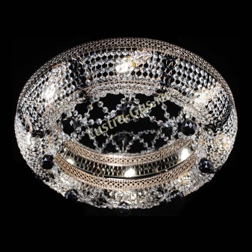 Люстра Снежинка Венеция №8 черная в Химках Гусь Хрустальный