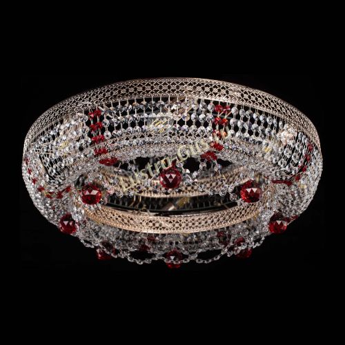 Люстра Снежинка Венеция №8 красная в Химках Гусь Хрустальный