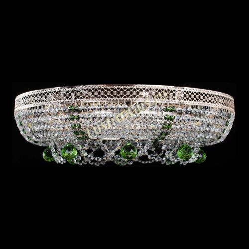 Люстра Снежинка Венеция №8 зеленая в Химках Люстра Снежинка Венеция №8 зеленая в Химках