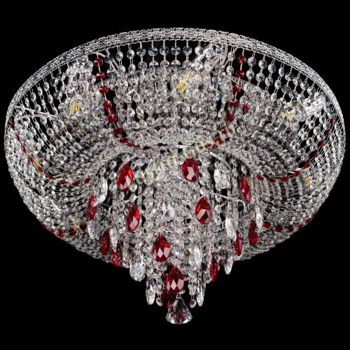 Люстра Токката Пирамида журавлик красная в Химках Гусь Хрустальный