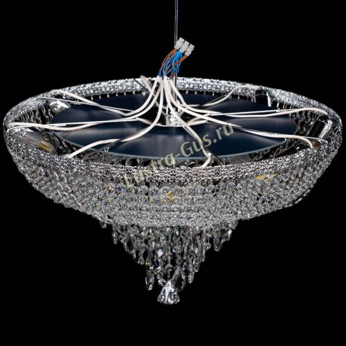 Люстра Токката Пирамида журавлик черная в Химках Гусь Хрустальный