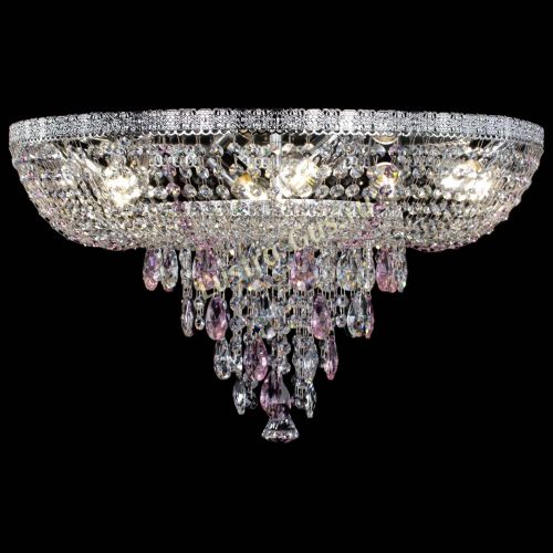 Люстра Токката Пирамида журавлик розовая в Химках Гусь Хрустальный