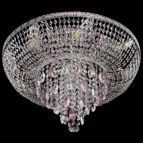 Люстра Токката Пирамида журавлик розовая в Химках Гусь Хрустальный