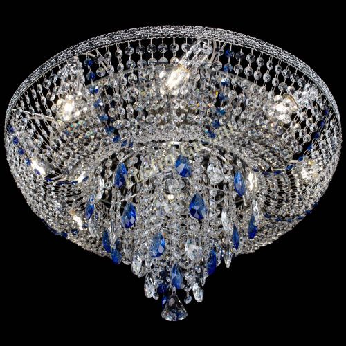 Люстра Токката Пирамида журавлик синяя в Химках Гусь Хрустальный