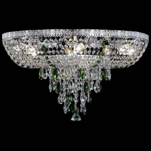 Люстра Токката Пирамида журавлик зеленая в Химках Гусь Хрустальный