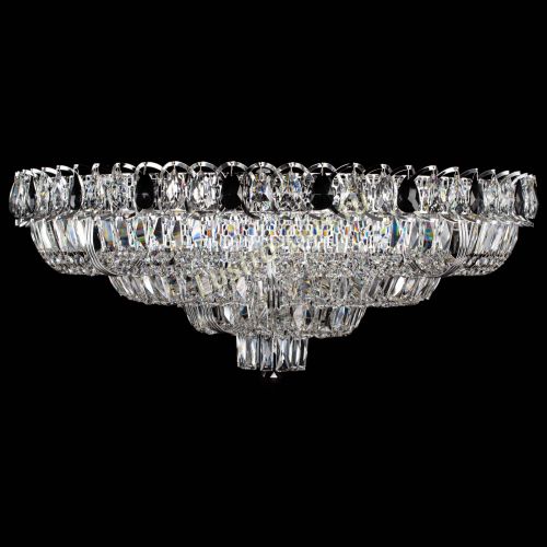 Люстра Тройное Кольцо пластинка черная в Химках Гусь Хрустальный