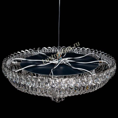 Люстра Тройное Кольцо пластинка черная в Химках Гусь Хрустальный