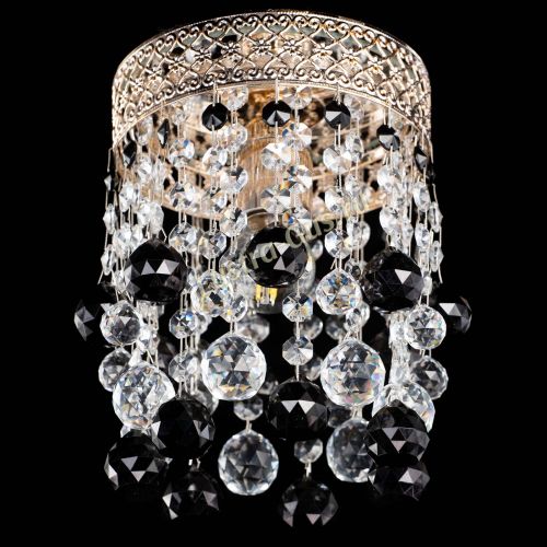 Люстра Венеция №1 шар черная в Химках Гусь Хрустальный