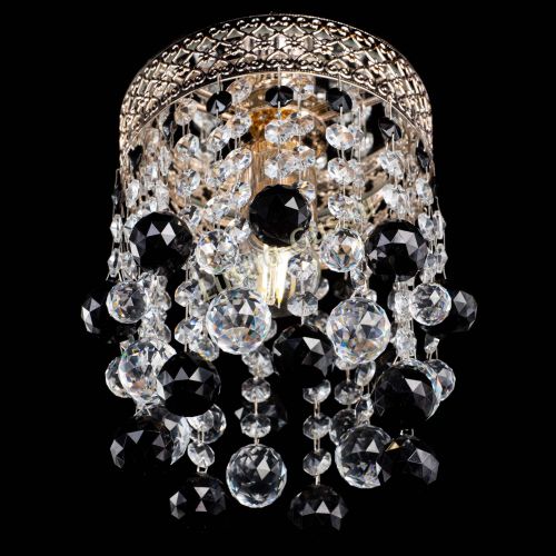 Люстра Венеция №1 шар черная в Химках Гусь Хрустальный