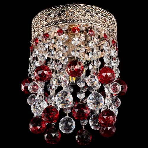 Люстра Венеция №1 шар красная в Химках Гусь Хрустальный