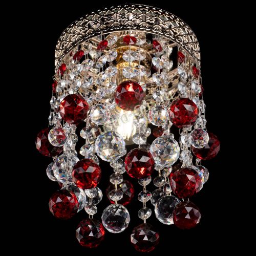Люстра Венеция №1 шар красная в Химках Гусь Хрустальный