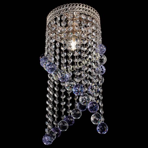 Люстра Венеция №1 Сигма фиолетовая в Химках Гусь Хрустальный