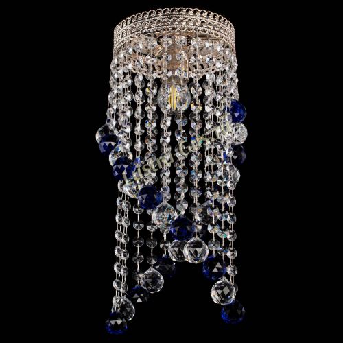 Люстра Венеция №1 Сигма синяя в Химках Гусь Хрустальный