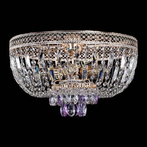 Люстра Венеция Астра фиолетовая №5 в Химках Гусь Хрустальный