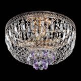 Люстра Венеция Астра фиолетовая №5 в Химках