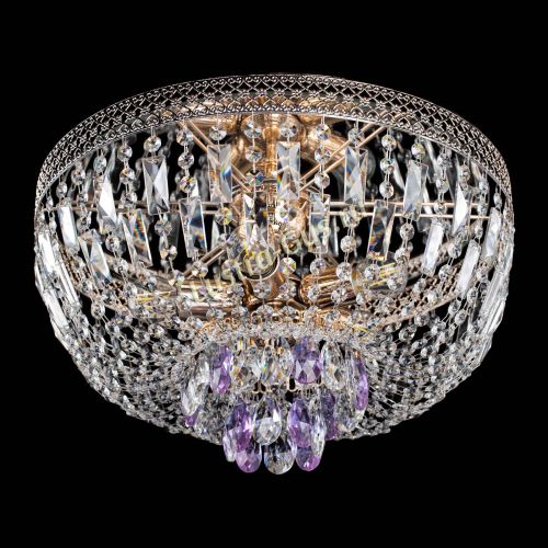 Люстра Венеция Астра фиолетовая №5 в Химках Гусь Хрустальный