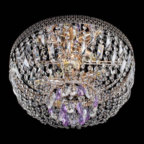 Люстра Венеция Астра фиолетовая №5 в Химках Гусь Хрустальный