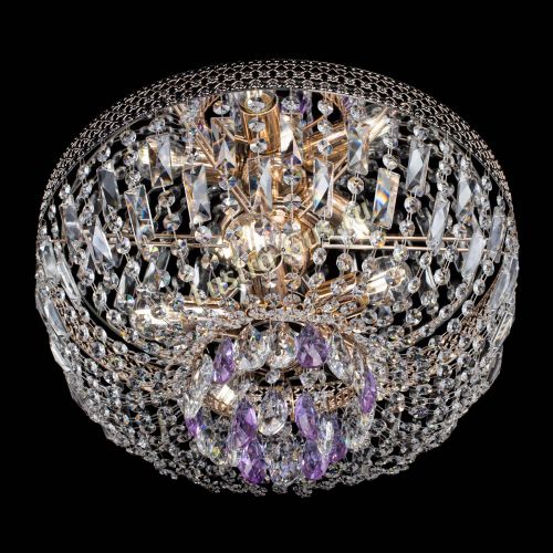 Люстра Венеция Астра фиолетовая №5 в Химках Гусь Хрустальный