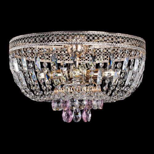 Люстра Венеция Астра розовая №5 в Химках Гусь Хрустальный