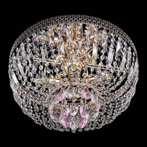Люстра Венеция Астра розовая №5 в Химках Гусь Хрустальный