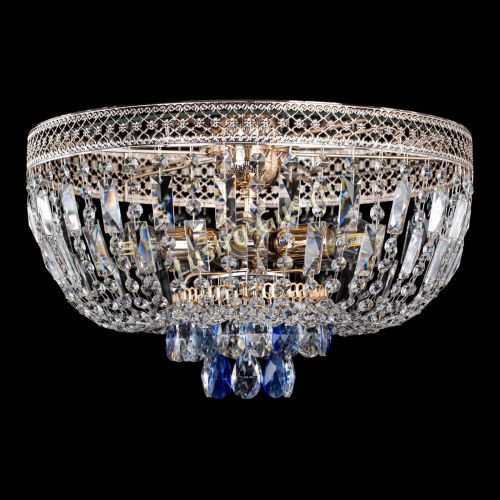 Люстра Венеция Астра синяя №5 в Химках Гусь Хрустальный