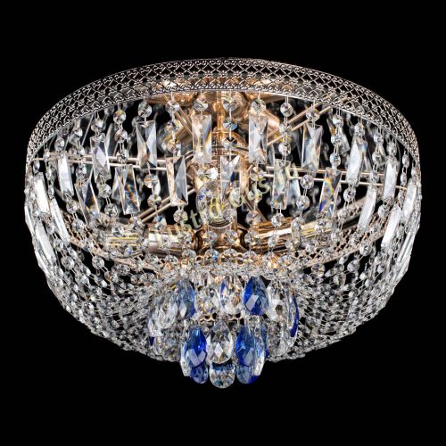 Люстра Венеция Астра синяя №5 в Химках Гусь Хрустальный