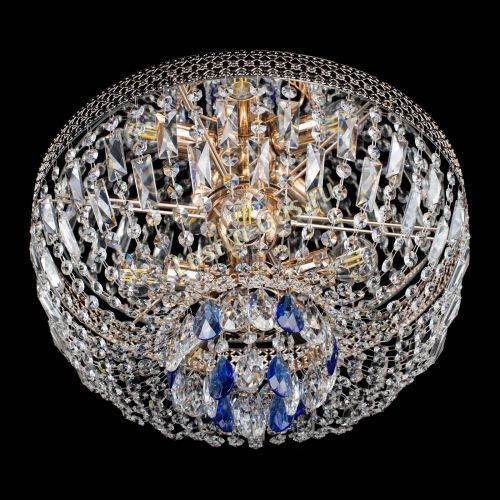 Люстра Венеция Астра синяя №5 в Химках Гусь Хрустальный