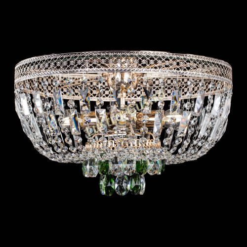 Люстра Венеция Астра зеленая №5 в Химках Гусь Хрустальный