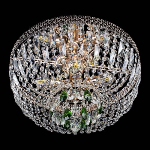 Люстра Венеция Астра зеленая №5 в Химках Гусь Хрустальный