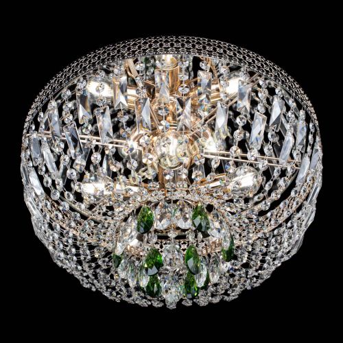 Люстра Венеция Астра зеленая №5 в Химках Гусь Хрустальный