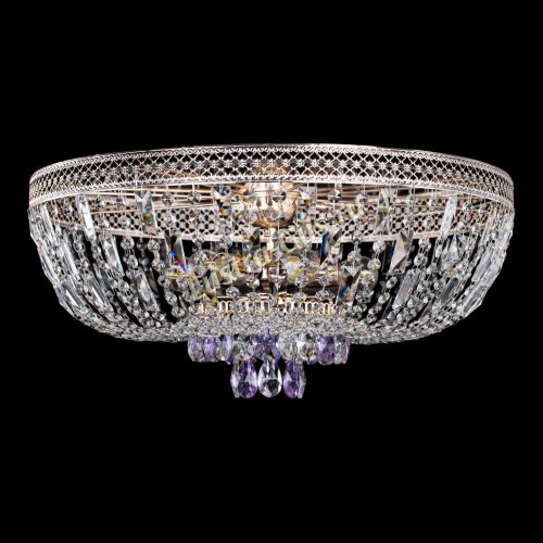 Люстра Венеция Астра №6 фиолетовая в Химках Гусь Хрустальный