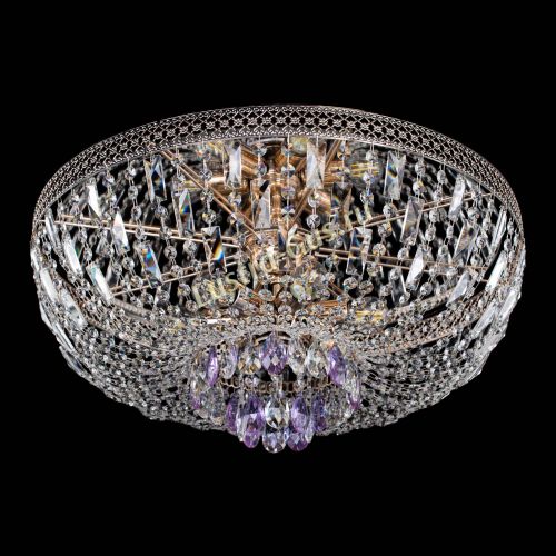 Люстра Венеция Астра №6 фиолетовая в Химках Гусь Хрустальный