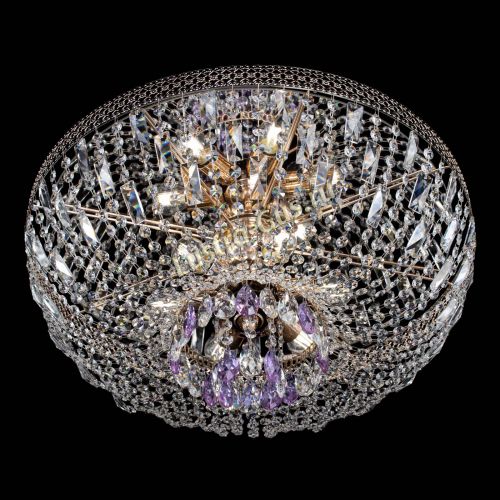 Люстра Венеция Астра №6 фиолетовая в Химках Гусь Хрустальный