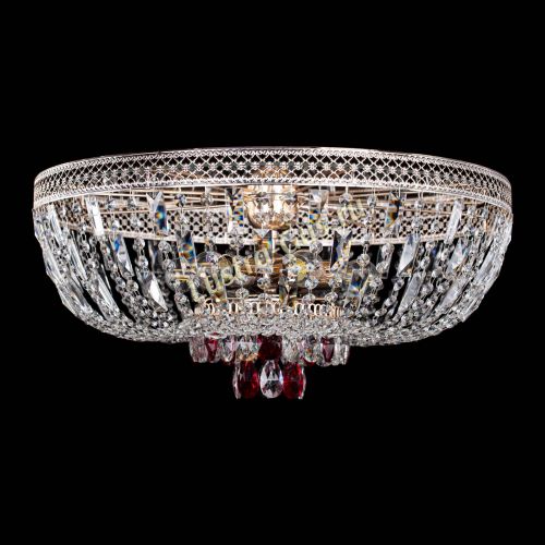 Люстра Венеция Астра №6 красная в Химках Гусь Хрустальный