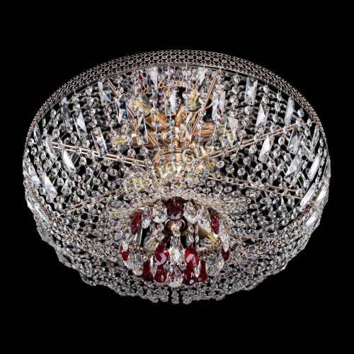 Люстра Венеция Астра №6 красная в Химках Гусь Хрустальный